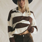 Jersey - Choc/ Cream