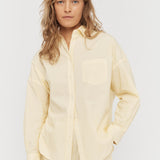 Chiara Long Sleeve Shirt - Soft Yellow