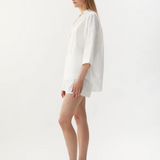 Billie Short Sleeve Shirt - White