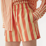 Chiara Stripe Short - Arachi/Buttermilk