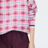 Dakota Knit - Grape Mist Plaid