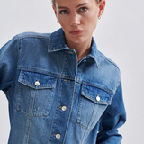 Kylie Dress - Denim Blue