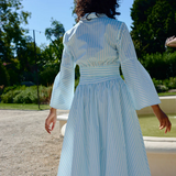 Gemma Skirt - Arctic Stripe