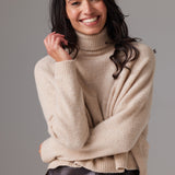 Zeta Paso Roll Neck - Creamy