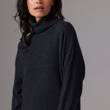 Rumari Roll Neck Dress - Khaki
