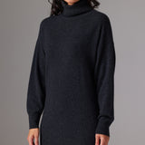 Rumari Roll Neck Dress - Khaki