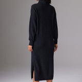 Rumari Roll Neck Dress - Khaki