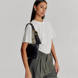 Everyday Croissant Bag - Black