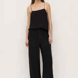Betty Silk Pant - Black