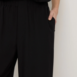 Betty Silk Pant - Black