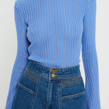 Diana Knit Top - Blue