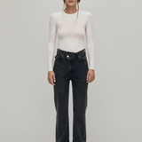 Kansas Black Denim Pants