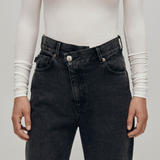 Kansas Black Denim Pants