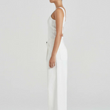 Felicity Denim Trousers - White