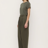 Geno Poplin Pant - Moss