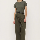 Geno Poplin Pant - Moss