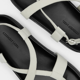 Maddison Sandal - Ecru Suede