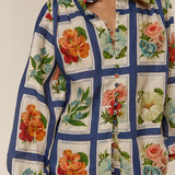 Bella Blouse - Vintage Botanical