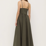 Posie Midi Dress - Moss