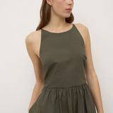 Posie Midi Dress - Moss