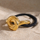 Nava Hair Tie - Gold