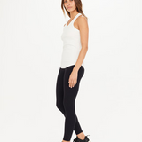 Frankie Rib Tank - White