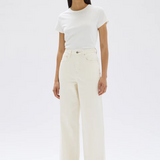 Wide Leg Jean - Ecru