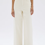 Wide Leg Jean - Ecru