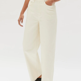 Wide Leg Jean - Ecru