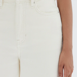 Wide Leg Jean - Ecru