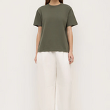 Organic Base Tee - Moss