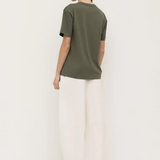 Organic Base Tee - Moss