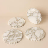 Curvy Tray - White Calacatta