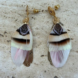 Sao Earrings - Gold/Pink