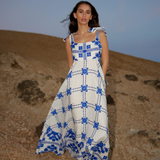 Pippa Dress - Mediterranean Foam