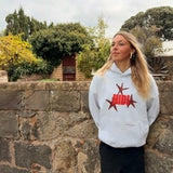 HIBI Star Hoodie  - Grey Marle