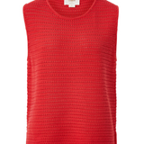 Mesh Knit Tank - Heritage Red