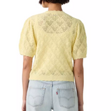 Pauline Pointelle SS Cardi - French Vanilla