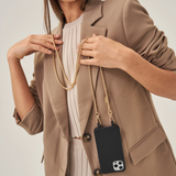 Gaia Gold-Plated Crossbody Phone Chain