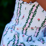 Molly Dress - Antique Rose Stripe
