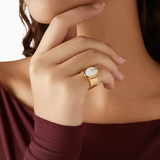 Totem Ovo Ring GM - Mother Of Pearl
