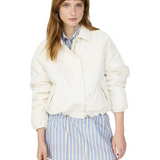 Sienna Quilted Bomber Jacket - Birch Quilt