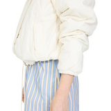 Sienna Quilted Bomber Jacket - Birch Quilt