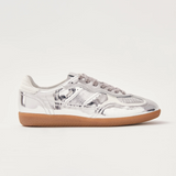 Rife Shimmer Leather Sneaker - Silver