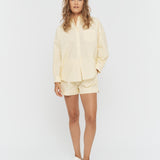 Chiara Long Sleeve Shirt - Soft Yellow