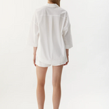 Billie Short Sleeve Shirt - White