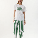 LMND T-Shirt - White/Dark Verde