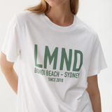 LMND T-Shirt - White/Dark Verde