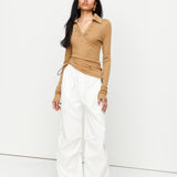 Louise Knit Top - Tan