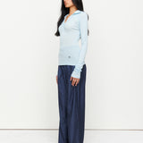 Louise Knit Top - Blue